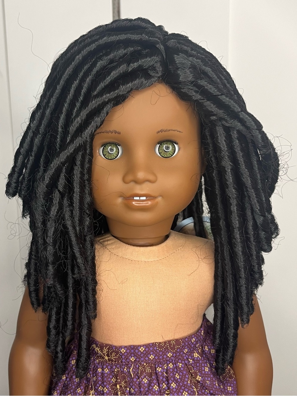 American Girl 18” Doll Locs Wig Fits 10-11” Doll Head